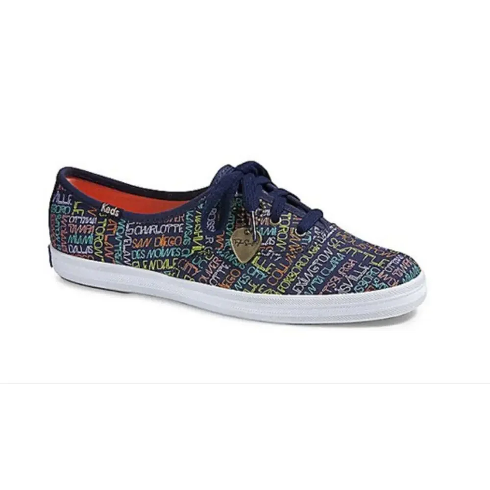 Taylor Swift TS 1989 World Tour Collection Keds Womens US 8 Tour Shoe City Names